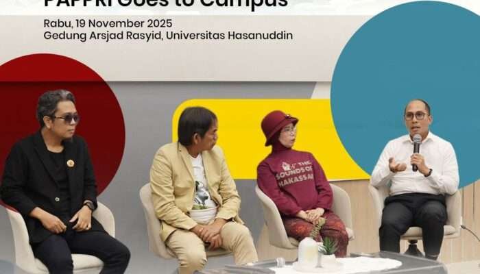 Kadispar Kota Makassar Bahas Pentingnya Subsektor Musik di PAPPRI Goes to Campus