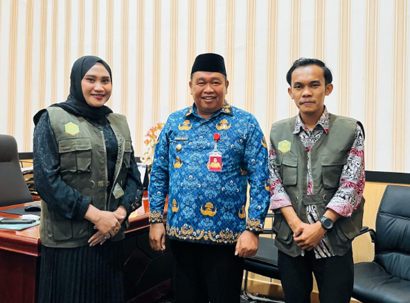 Bupati Takalar, Ir. H. Mohammad Firdaus Daeng Manye, M.M., yang juga menjabat sebagai Dewan Pelindung BARET ICMI Takalar saat menerima audiensi Ketua dan Sekretaris BARET ICMI Takalar