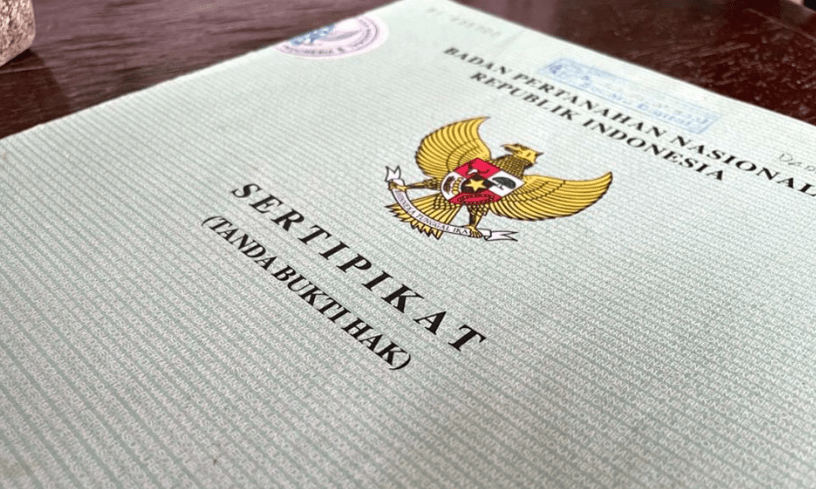 Ilustrasi Sertifikat Aset
