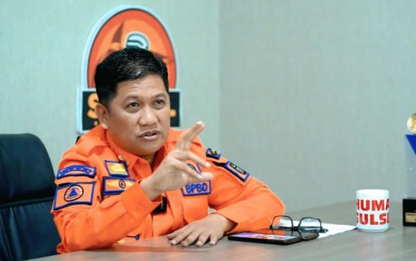 Kepala BPBD Sulsel, Amson Padolo