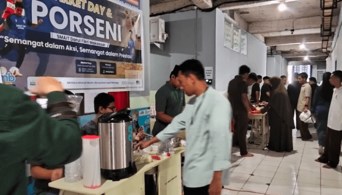Market Day dan Porseni SMAIT Darul Fikri Makassar Asah Jiwa Wirausaha dan Sportivitas Siswa