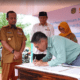 Pelatakkan batu pertama Matano Belt Road (MBR) di Ussu, Kecamatan Malili, Senin (23/12)
