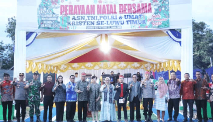 Semarak Natal 2025, Luwu Timur Tunjukkan Harmoni di Tengah Keberagaman