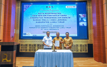 PT Vale dan Pemkab Luwu Timur Teken Nota Kesepahaman Mitigasi Bencana