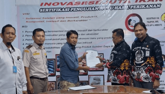 BPMPP Sulsel Jadi Mitra Uji Mutu Produk Perikanan Balai Karantina Sultra