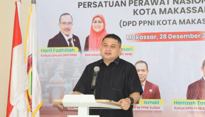 Resmikan Sekretariat PPNI, Wali Kota Makassar Dorong Perawat Ambil Peran Strategis Pelayanan Publik