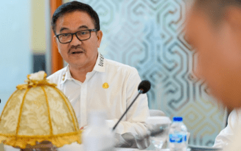 Ketua KORPRI Provinsi Sulawesi Selatan, Jufri Rahman, memimpin langsung rapat persiapan yang digelar di Toraja Room, Kantor Gubernur Sulawesi Selatan, Rabu (7/1/2026).