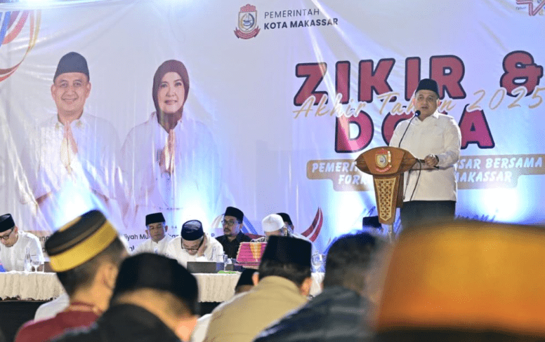 Munafri-Aliyah Bangun Momentum Refleksi di Zikir dan Doa Akhir Tahun 2025 Pemkot Makassar