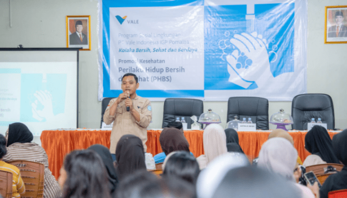Perkuat Derajat Kesehatan Masyarakat, PT Vale IGP Pomalaa Sosialisasikan PHBS
