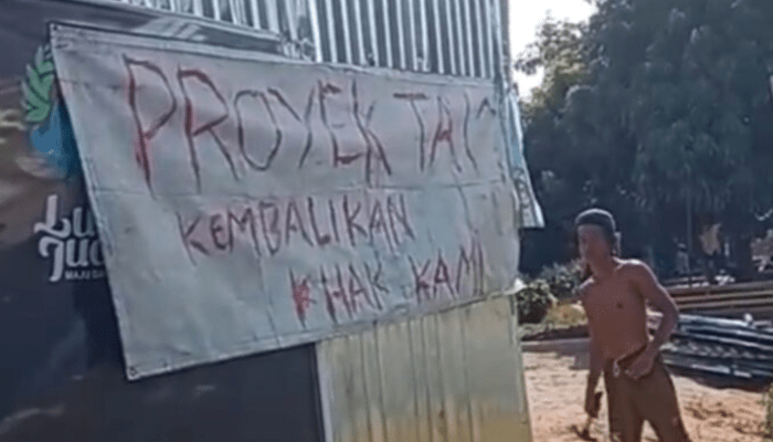 Belum Rampung hingga 2026, Proyek Gerbang Burau Luwu Timur Diprotes Warga