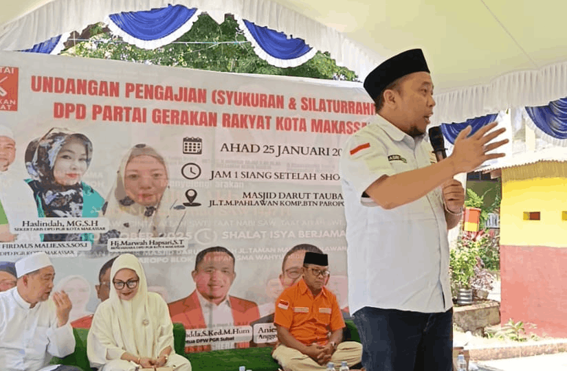 Syukuran dan Silaturahmi DPD Partai Gerakan Rakyat Kota Makassar