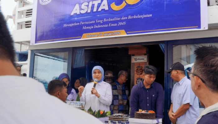 Rayakan HUT ke-55 ASITA, Wawali Aliyah Ajak Bersama Majukan Pariwisata Makassar
