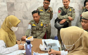 Dinkes Sulsel dan Satpol PP Gelar Skrining Kesehatan bagi 612 Personel