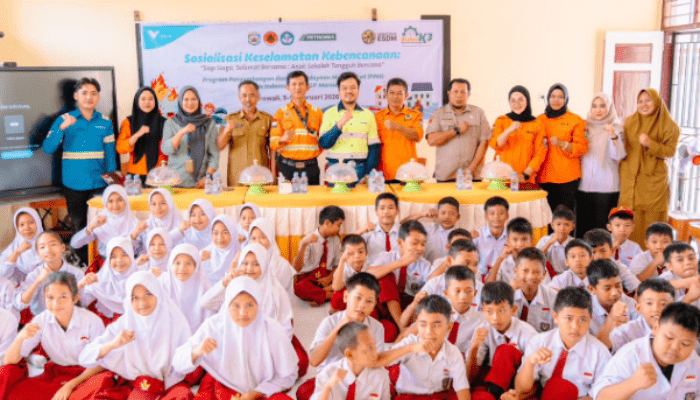 Komitmen Sosial PT Vale, Edukasi Kebencanaan Masuk Sekolah di Morowali