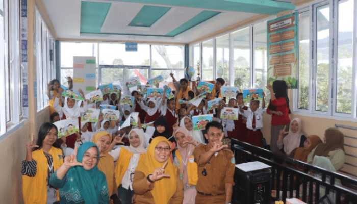 Perpustakaan Lentera Ilmu Manurung Gelar Kunjungan Literasi dan Lomba Mewarnai
