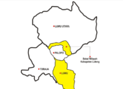 Peta Kabupaten Luwu Tengah di wilayah Provinsi Luwu Raya (Foto: IST)