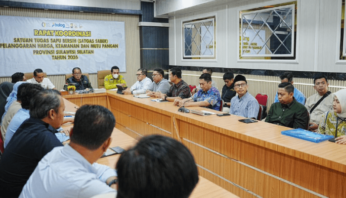 Rakor di Polda Sulsel, Satgas Pangan Perketat Pengawasan Minyak Goreng dan Beras