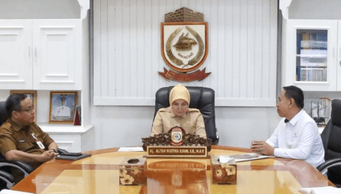 BPS Makassar Temui Wakil Wali Kota, Koordinasi Persiapan Sensus Ekonomi 2026