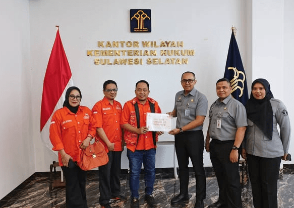 Audiensi Partai Gerakan Rakyat di Kanwil Kemenkum Sulsel1