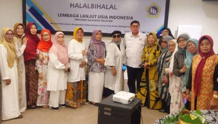 Hadiri Halalbihalal LLI Sulsel, Abdul Hayat Tekankan Pentingnya Pendampingan Psikologis bagi Lansia