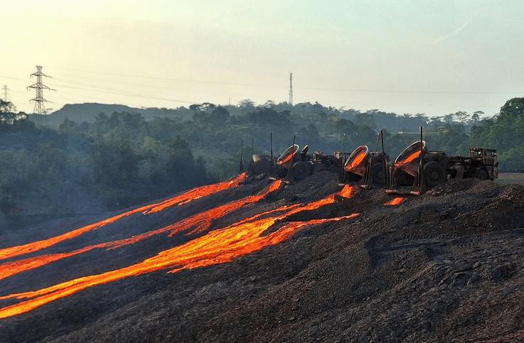 Ilustrasi slag dump PT Vale Indonesia