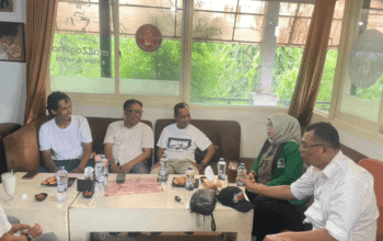 Kunjungan Koordinator Presidium MW KAHMI Sulsel dan jajaran pengurus ke MD KAHMI Pangkep, Jumat (10/4).