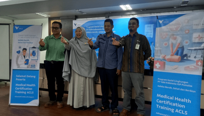 Perkuat Penanganan Darurat Jantung, PT Vale Latih 30 Dokter di Kolaka