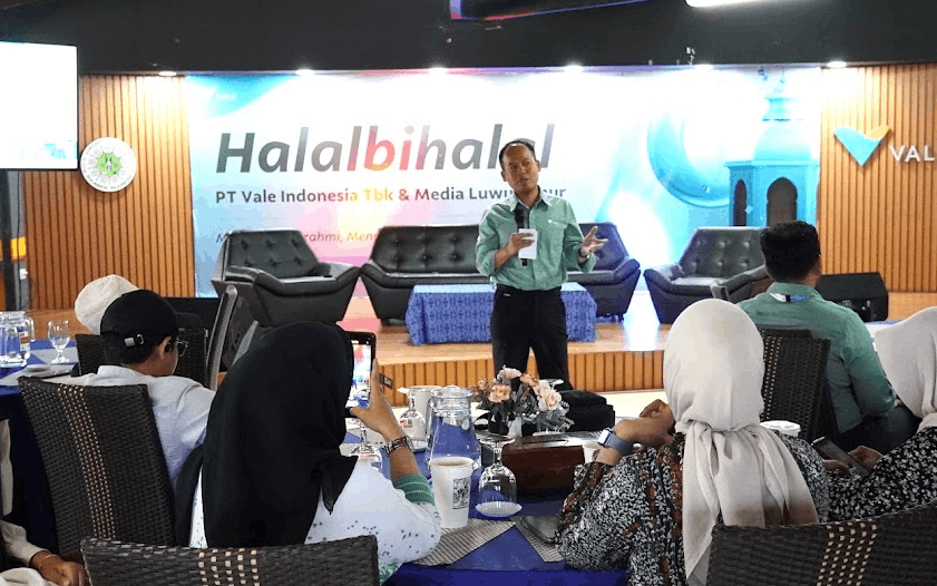 Gathering PT Vale Indonesia bersama jurnalis di Sorowako, Kamis (16/4/2026)