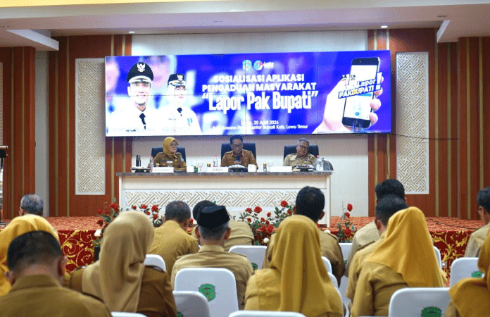 Pemkab Luwu Timur Luncurkan “Lapor Pak Bupati”, Dorong Pelayanan Publik Lebih Responsif