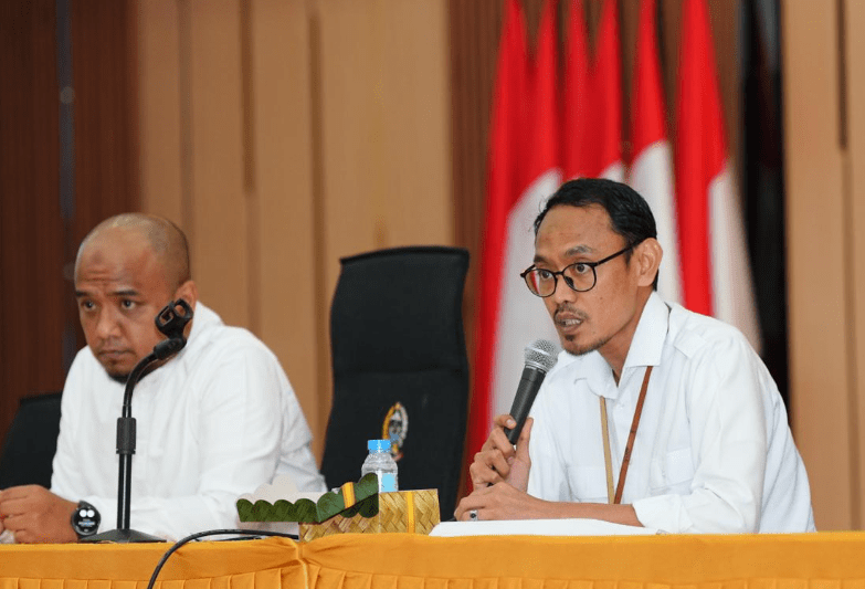Rapat Koordinasi Teknis (Rakortek) tematik yang digelar di Kantor Gubernur Sulsel, Makassar, Selasa (22/4/2026).