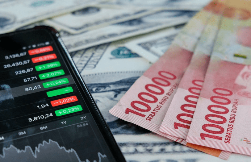Ilustrasi Kurs Rupiah Melemah