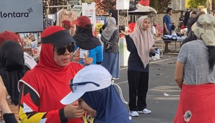 Edukasi Digital di CFD, Diskominfo Makassar Kenalkan Aplikasi Lontara+ ke Warga