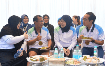Wawali Aliyah Mustika Ilham Hadiri Fun Run BPJS Kesehatan dan Unhas di Makassar