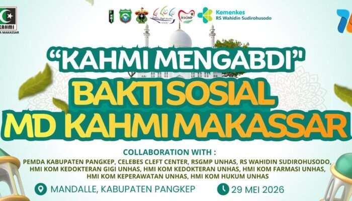 KAHMI Makassar Gandeng Banyak Institusi Gelar Baksos Kesehatan di Pangkep