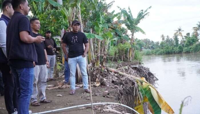 Ratusan Hektar Lahan Pertanian Terancam Abrasi Sungai Walanae, Andi Iwan Aras  Perintahkan Sultan Tajang Tinjau Lokasi