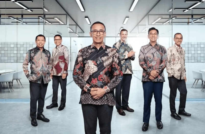 Jajaran Direksi PT Vale Indonesia Tbk. (INCO) yang dipimpin oleh Bernardus Irmanto sebagai Presiden Direktur sekaligus CEO.