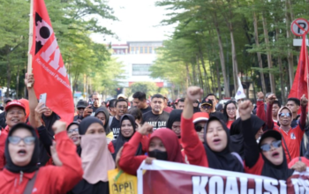 Fun Walk May Day Makassar, Appi–Aliyah Dorong Hubungan Industrial Harmonis