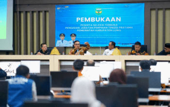 Seleksi JPT Pratama Pemkab Luwu Digelar, Jufri Rahman Tekankan Sistem Merit