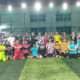Tim IKA Unhas Wilayah Sulsel foto bersama usai latihan di lapangan Poltekkes Makassar.
