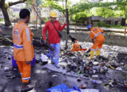 Perkuat Mitigasi Banjir, BPBD Makassar Bersihkan Kanal Mamajang