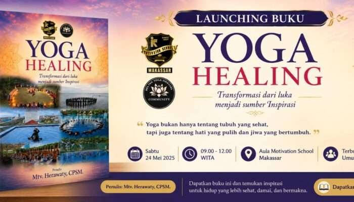 5 Juli Nanti, Buku Yoga Healing Akan Diluncurkan di Hotel Claro