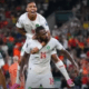 Diop selebrasi usai cetak gol ke gawang Belanda (foto: FIFA)