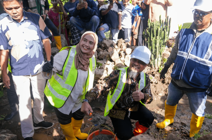 Gubernur Sulsel Ground Breaking Paket 1 MYP Rehabilitasi Daerah Irigasi Apparang Hulu