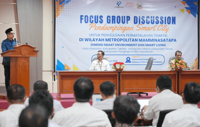 Pemprov Sulsel Perkuat Smart City Mamminasatapa Lewat Transformasi Digital dan Integrasi Transportasi