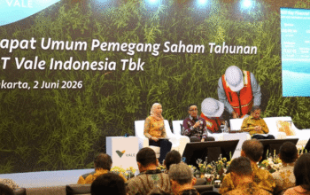 PT Vale Bagikan Dividen US$45,6 Juta, Laba Bersih 2025 Tumbuh 32 Persen