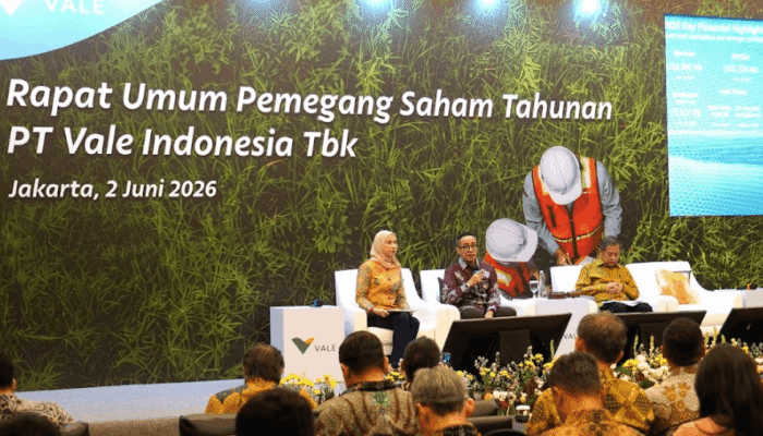 PT Vale Bagikan Dividen US$45,6 Juta, Laba Bersih 2025 Tumbuh 32 Persen