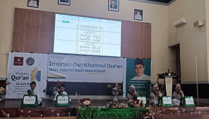 Puluhan Santri SDIT Insantama Ikuti Imtihan dan Khotmul Qur’an 2026