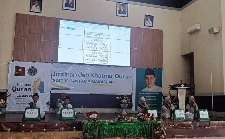 SDIT Insantama Makassar Gelar Imtihan dan Khotmul Qur’an