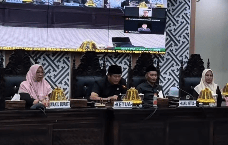 DPRD Luwu Timur Setujui Ranperda Pertanggungjawaban APBD 2025 Jadi Perda