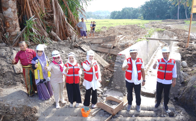 Groundbreaking Rehabilitasi Irigasi Lengkong Pini